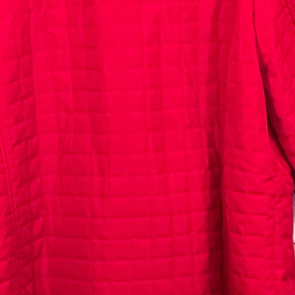Womens Utex Design Red Button Up Jacket Size Large - Picture 7 of 7